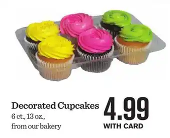 Mariano's Decorated cupcakes offer