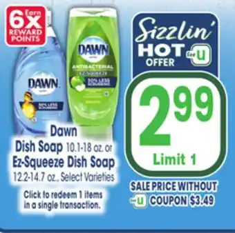 Jewel-Osco Dawn dish soap offer