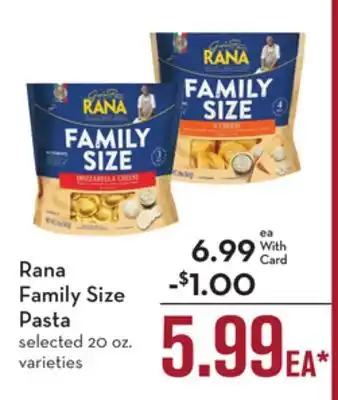 Mariano's Rana family size pasta offer
