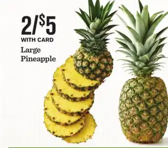 Mariano's Large pineapple offer
