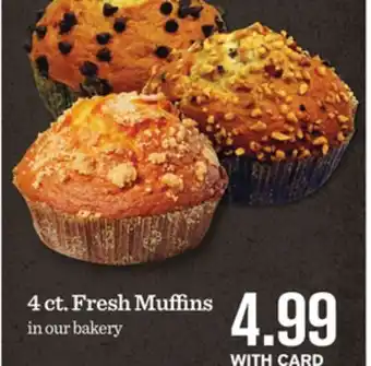 Mariano's 4 ct. fresh muffins offer