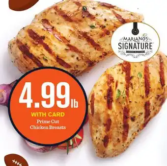 Mariano's Prime cut chicken breasts offer