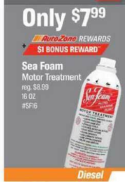 AutoZone Sea Foam Motor Treatment offer