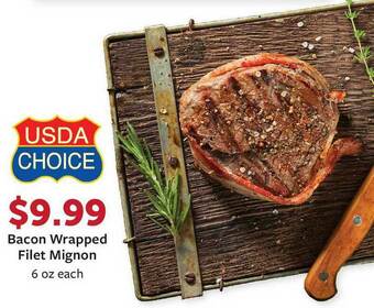 Fareway Bacon Wrapped Filet Mignon offer
