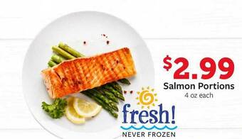 Fareway Salmon Portions offer