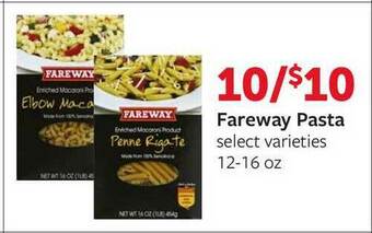 Fareway Fareway Pasta offer