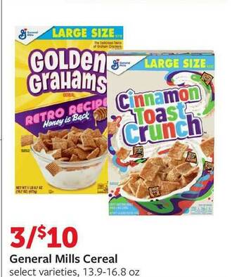 Fareway General Mills Cereal offer