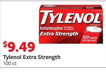 Fareway Tylenol Extra Strength offer
