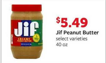Fareway Jif Peanut Butter offer