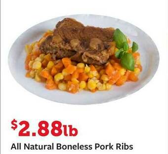 Fareway All Natural Boneless Pork Ribs offer