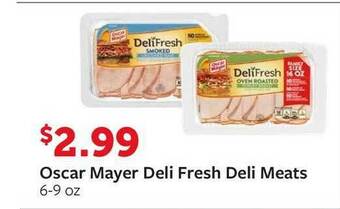 Fareway Oscar Mayer Deli Fresh Deli Meats offer
