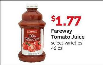 Fareway Fareway Tomato Juice offer