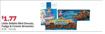 Fareway Little Debbie Mini Donuts Fudge & Cosmic Brownies offer