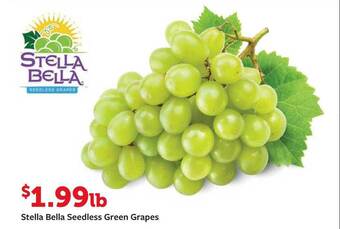 Fareway Stella Bella Seedless Green Grapes offer