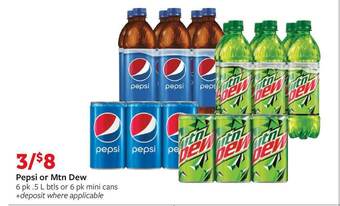 Fareway Pepsi Or Mtn Dew offer