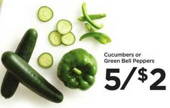 Food 4 Less Cucumbers Or Green Bell Peppers offer