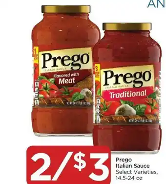 Food 4 Less Prego Italian Sauce offer