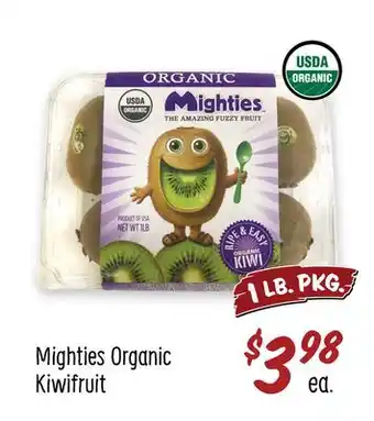 Sprouts Farmers Market Mighties organic kiwifruit offer
