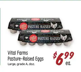 Sprouts Farmers Market Vital farms pasture-raised eggs offer