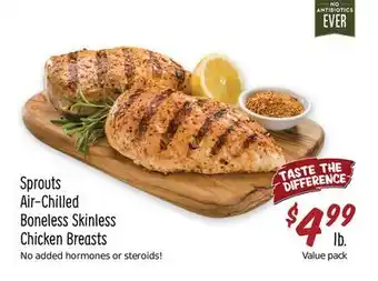 Sprouts Farmers Market Sprouts air-chilled boneless skinless chicken breasts offer