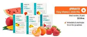 Sprouts Farmers Market Sprouts fizzy vitamin c drink mix offer