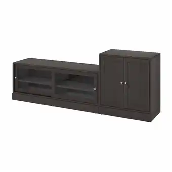 Ikea Havsta tv storage combination, dark brown, 94 7/8x18 1/2x35 offer