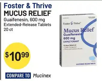 Health Mart Foster & thrive mucus relief offer