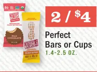 Heinen's Perfect bars or cups offer