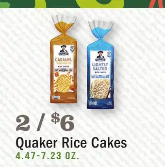Heinen's Quaker rice cakes offer