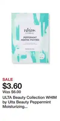 Ulta Beauty Ulta beauty collection whim by ulta beauty peppermint moisturizing foot mask offer