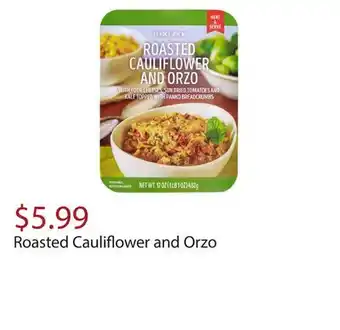 Trader Joe's Roasted cauliflower and orzo offer