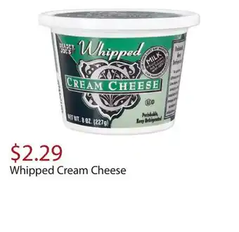 Trader Joe's Whipped cream cheese offer