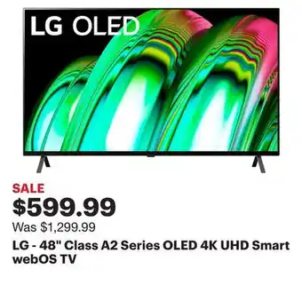 Best Buy Lg - 48 class a2 series oled 4k uhd smart webos tv offer