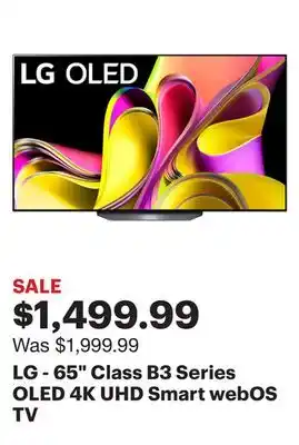 Best Buy Lg - 65 class b3 series oled 4k uhd smart webos tv offer