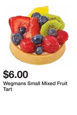 Wegmans Wegmans small mixed fruit tart offer