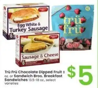 Albertsons Tru Fru Chocolate Dipped Fruit 8 oz. offer
