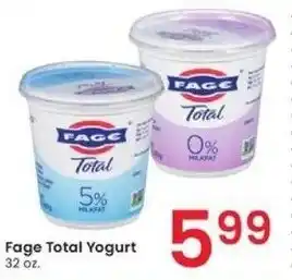 Albertsons Fage Total Yogurt offer