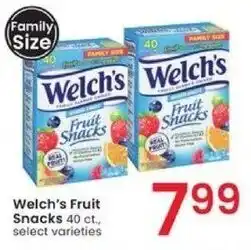 Albertsons Welch's Fruit Snacks 40 ct. offer