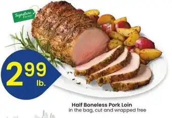 Albertsons Half Boneless Pork Loin offer
