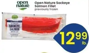 Albertsons Open Nature Sockeye Salmon Fillet offer