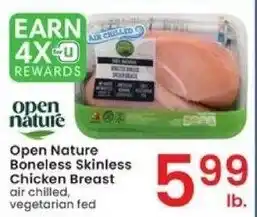 Albertsons Open Nature Boneless Skinless Chicken Breast offer