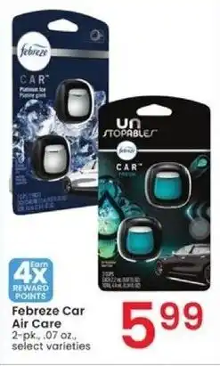 Albertsons Febreze Car Air Care offer