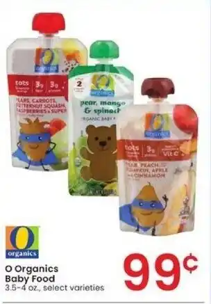 Albertsons O Organics Baby Food offer
