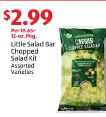 Aldi Little salad bar chopped salad kit offer