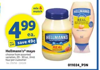 Lidl Hellmann's mayo offer