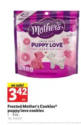 Lidl Frosted mother's cookies puppy love cookies offer