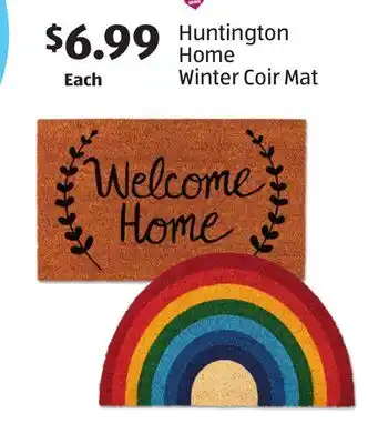 Aldi Huntington home winter coir mat offer