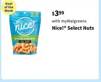 Walgreens Nice! select nuts offer
