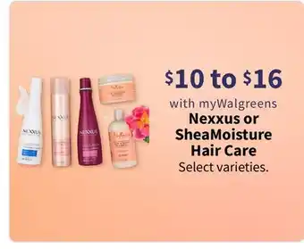 Nexxus or sheamoisture hair care
