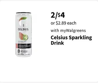Walgreens Celsius sparkling drink offer